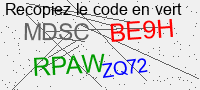 Captcha de sécurité
