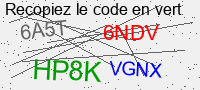 Captcha de sécurité